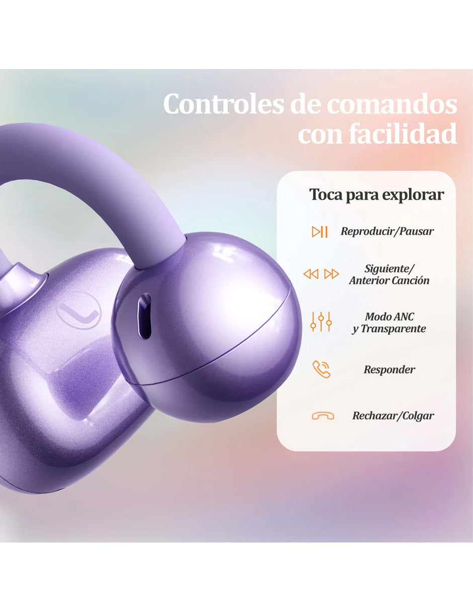Audífonos Inalámbricos Petukita Box H33 Clip-On Dolby 72H Bluetooth 6.0 con Cancelación de Ruido IA | Audio Dolby 360° | IPX4 | Hasta 72 Horas de Batería