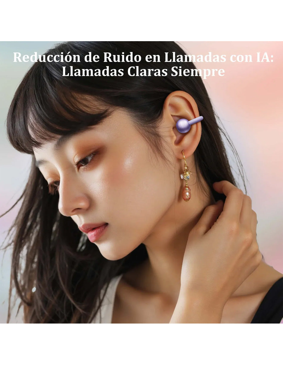 Audífonos Inalámbricos Petukita Box H33 Clip-On Dolby 72H Bluetooth 6.0 con Cancelación de Ruido IA | Audio Dolby 360° | IPX4 | Hasta 72 Horas de Batería