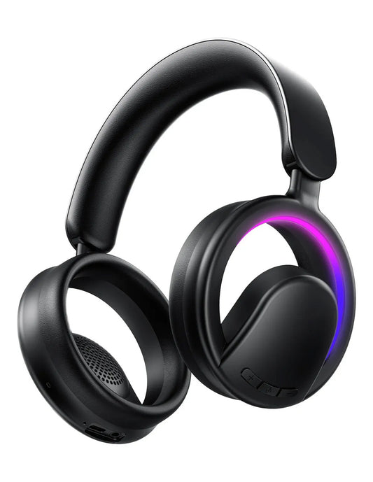Audífonos Petukita Box B16 Gamer Abiertos RGB Negro