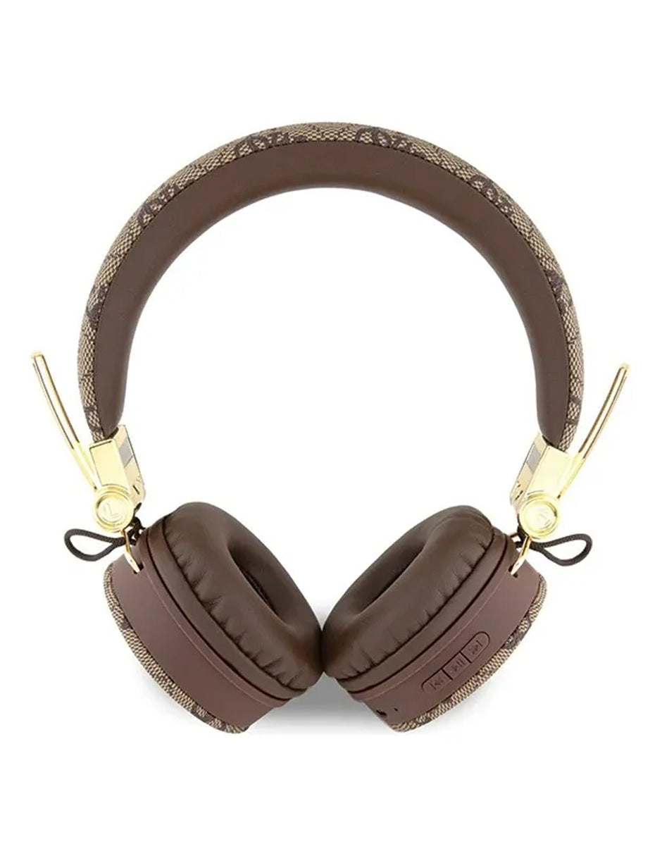 Audífonos Inalámbricos Petukita Box Brown 4G Metal BT Guess | Bluetooth, Estuche de Carga y Micrófono Integrado