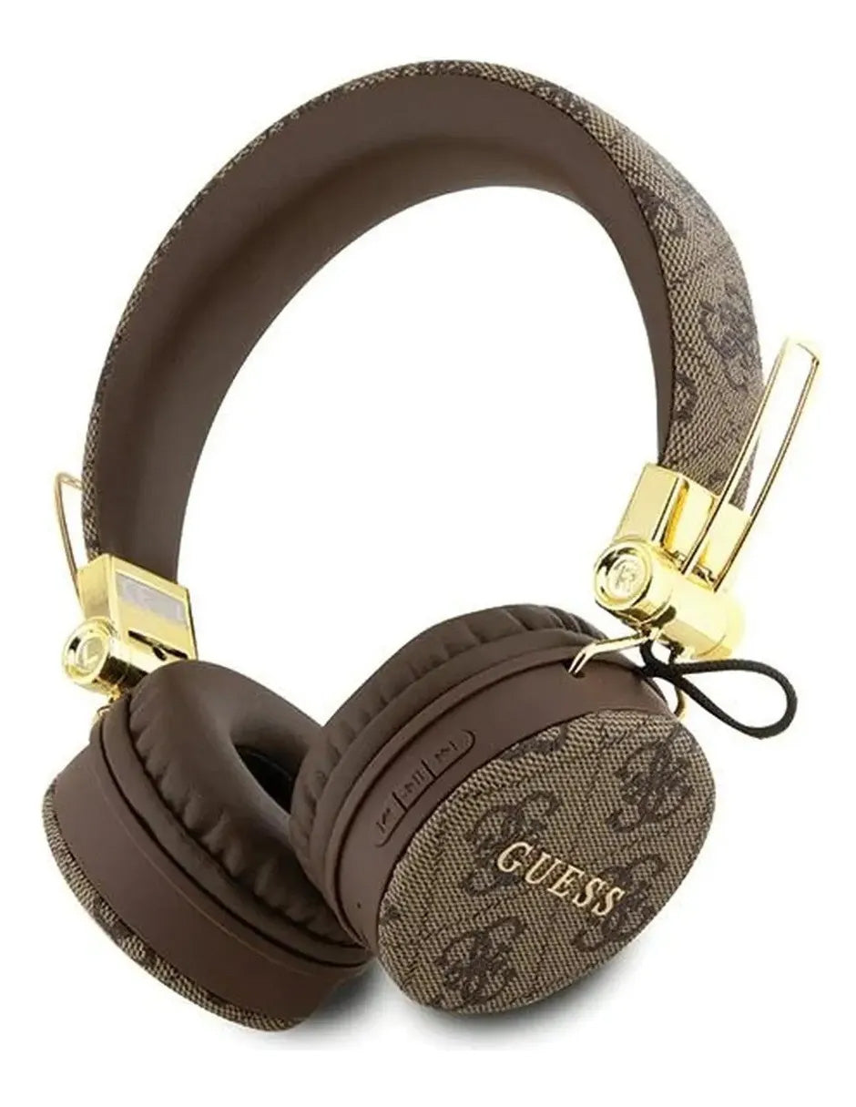 Audífonos Inalámbricos Petukita Box Brown 4G Metal BT Guess | Bluetooth, Estuche de Carga y Micrófono Integrado