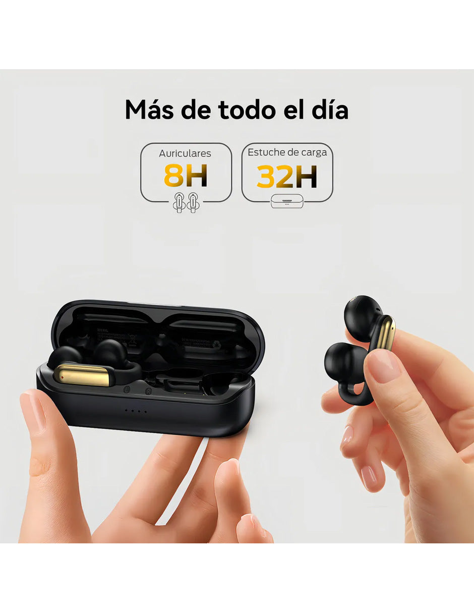 Auriculares Petukita Box OE02-B Clip Ear | Bluetooth 5.3, IPX6 y Modo Gaming Baja Latencia