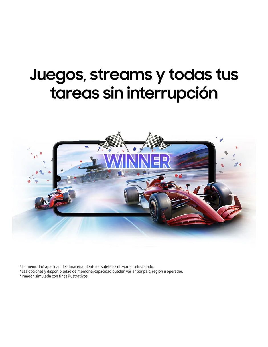 Smartphone Samsung Galaxy A07 64GB Negro | Dual SIM, Batería de Larga Duración y Diseño Compacto