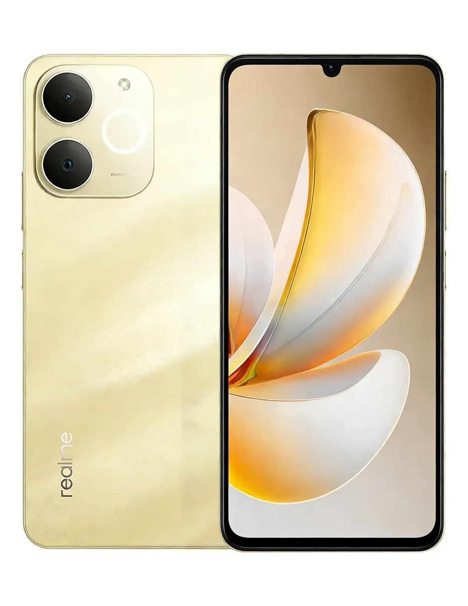 Smartphone Realme Note 70T 128GB Dorado | 16GB RAM Dinámica, Batería 6000mAh, Pantalla 6.74" e IP64