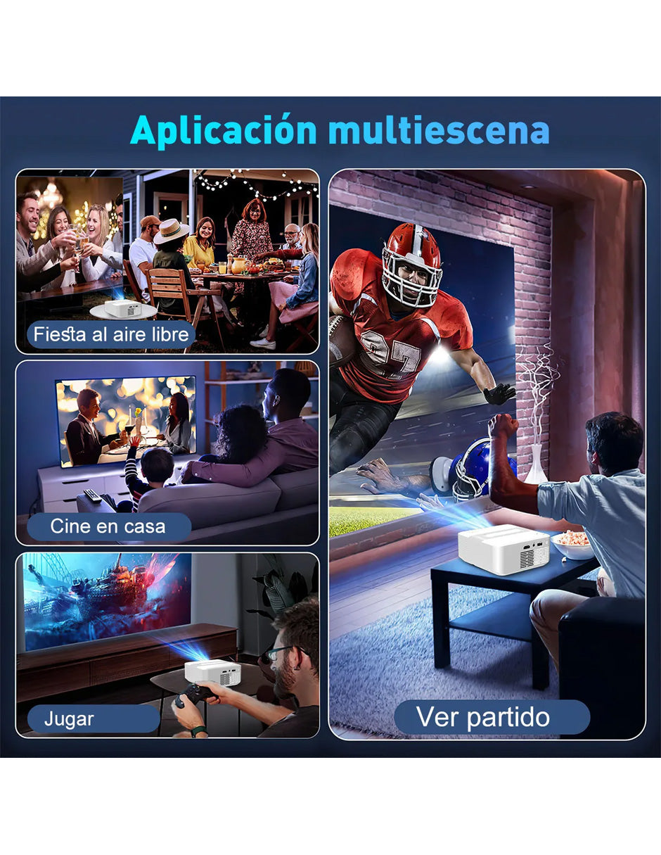 Combo Proyector X6 Inteligente + Bocina Go 4 Bluetooth Petukita Box