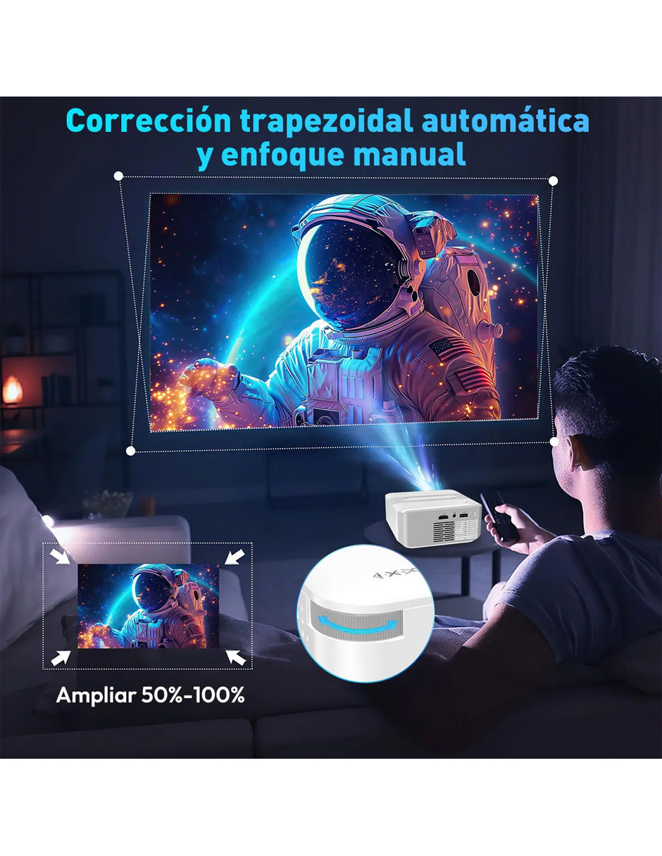 Combo Proyector X6 Inteligente + Bocina Go 4 Bluetooth Petukita Box