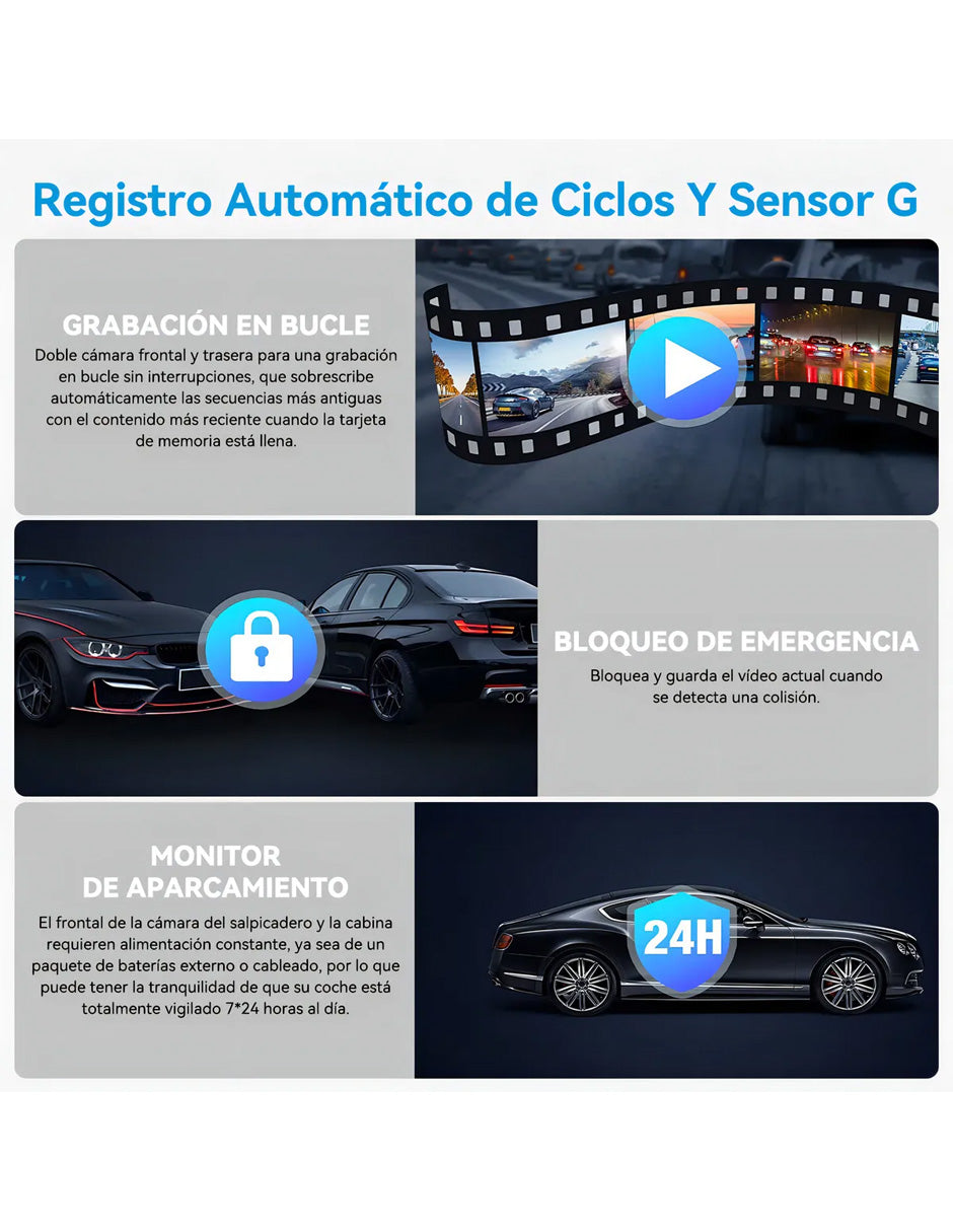 Cámara para Auto 1080p WiFi Petukita Box Pro
