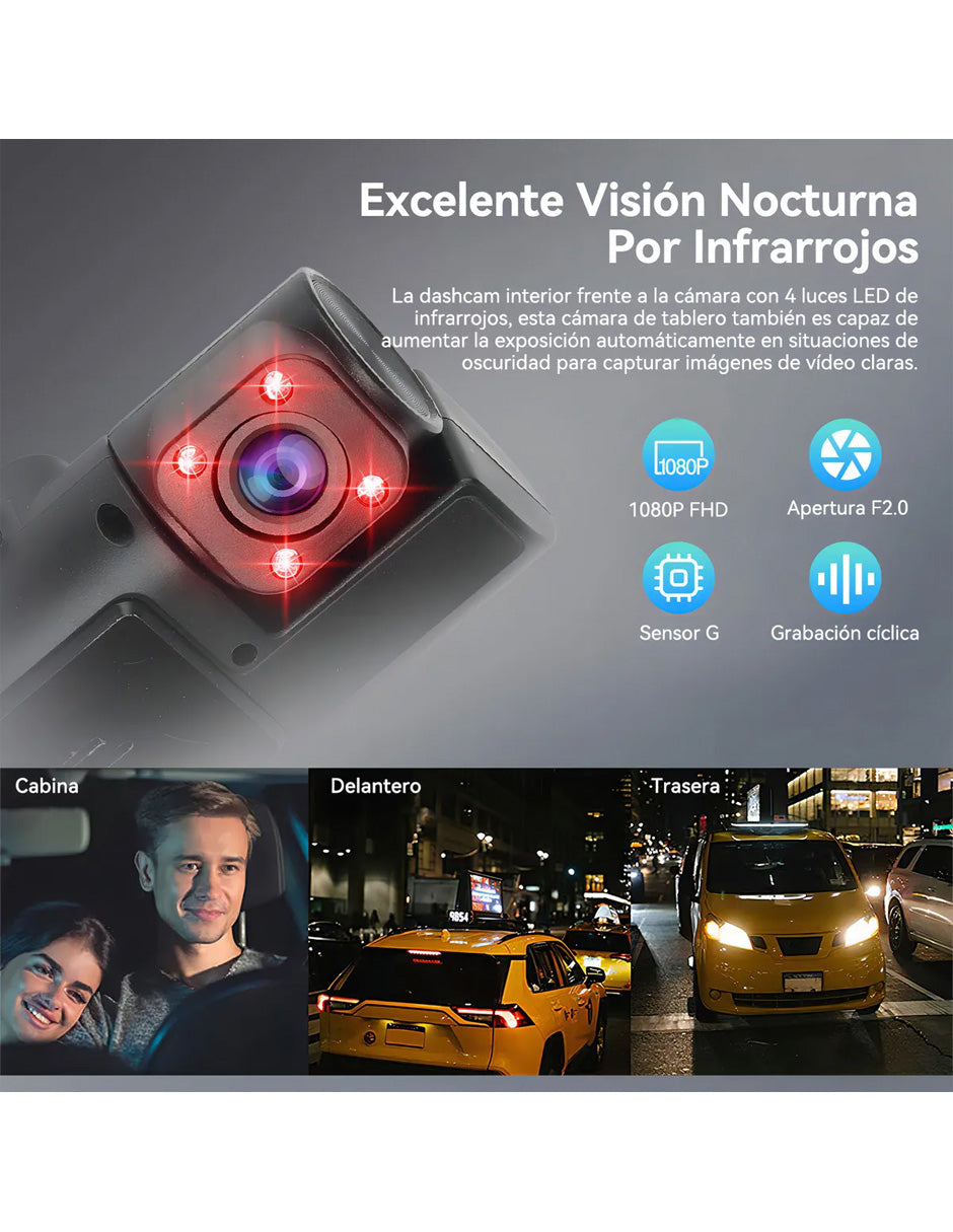 Cámara para Auto 1080p WiFi Petukita Box Pro