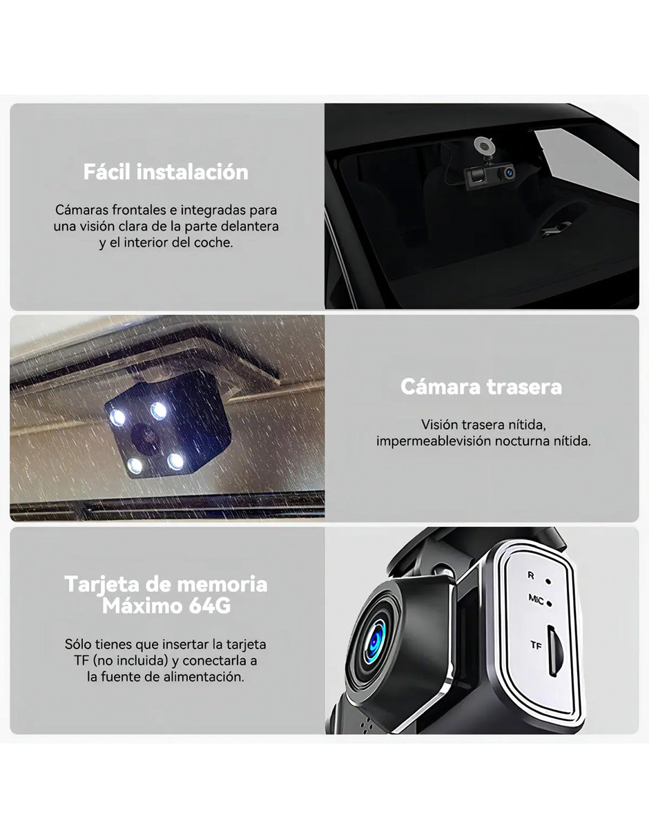 Cámara para Auto 1080p WiFi Petukita Box Pro