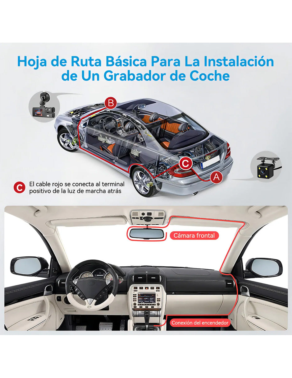 Cámara para Auto 1080p WiFi Petukita Box Pro