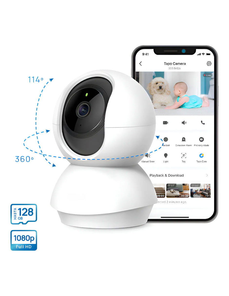 Cámara TP-Link Tapo C200 WiFi Full HD 1080p | Seguridad Inteligente