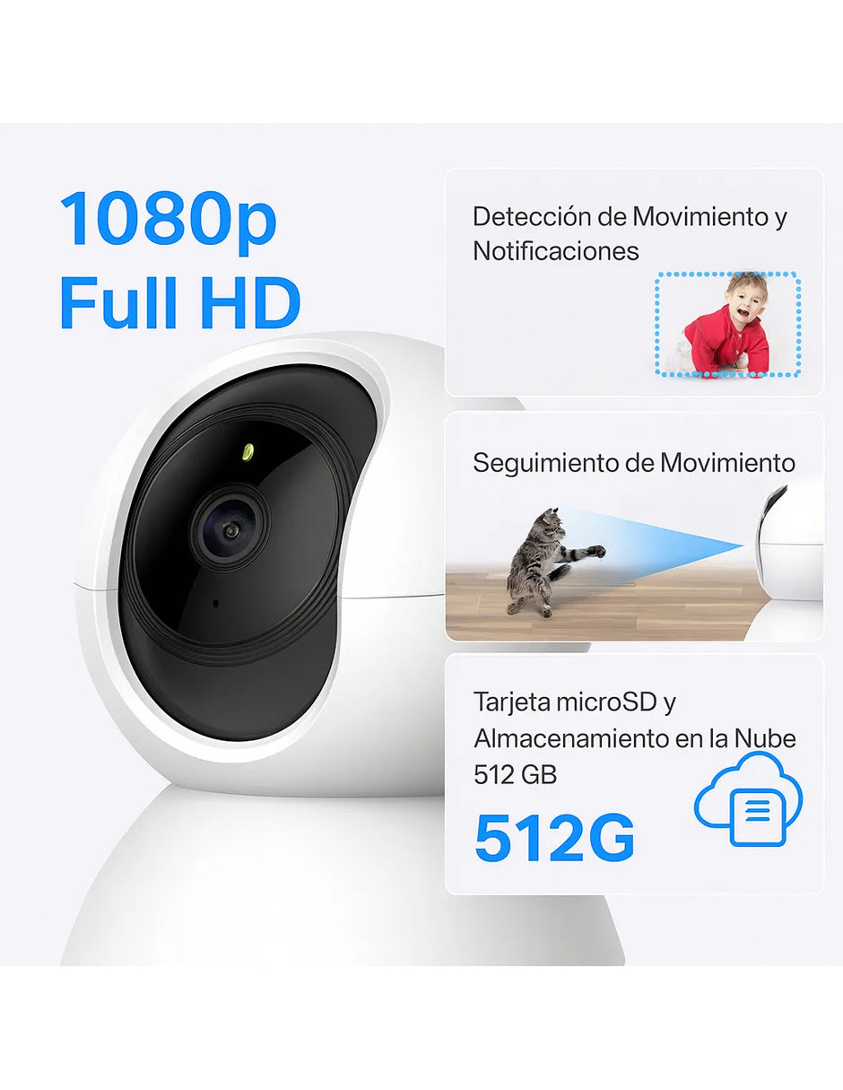 Cámara TP-Link Tapo C200 WiFi Full HD 1080p | Seguridad Inteligente