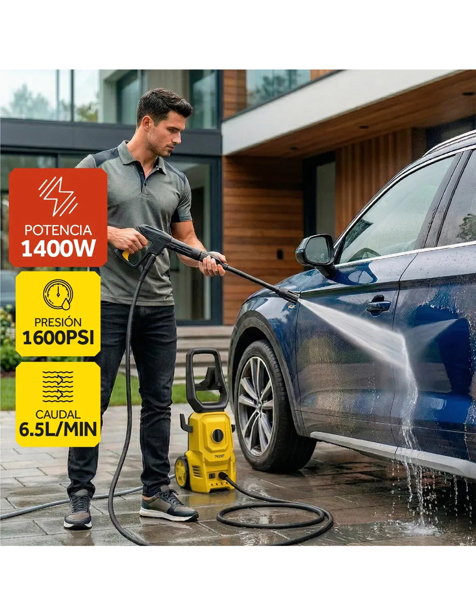Hidrolavadora Eléctrica Trent Petukita Box 1400W | Alta Presión