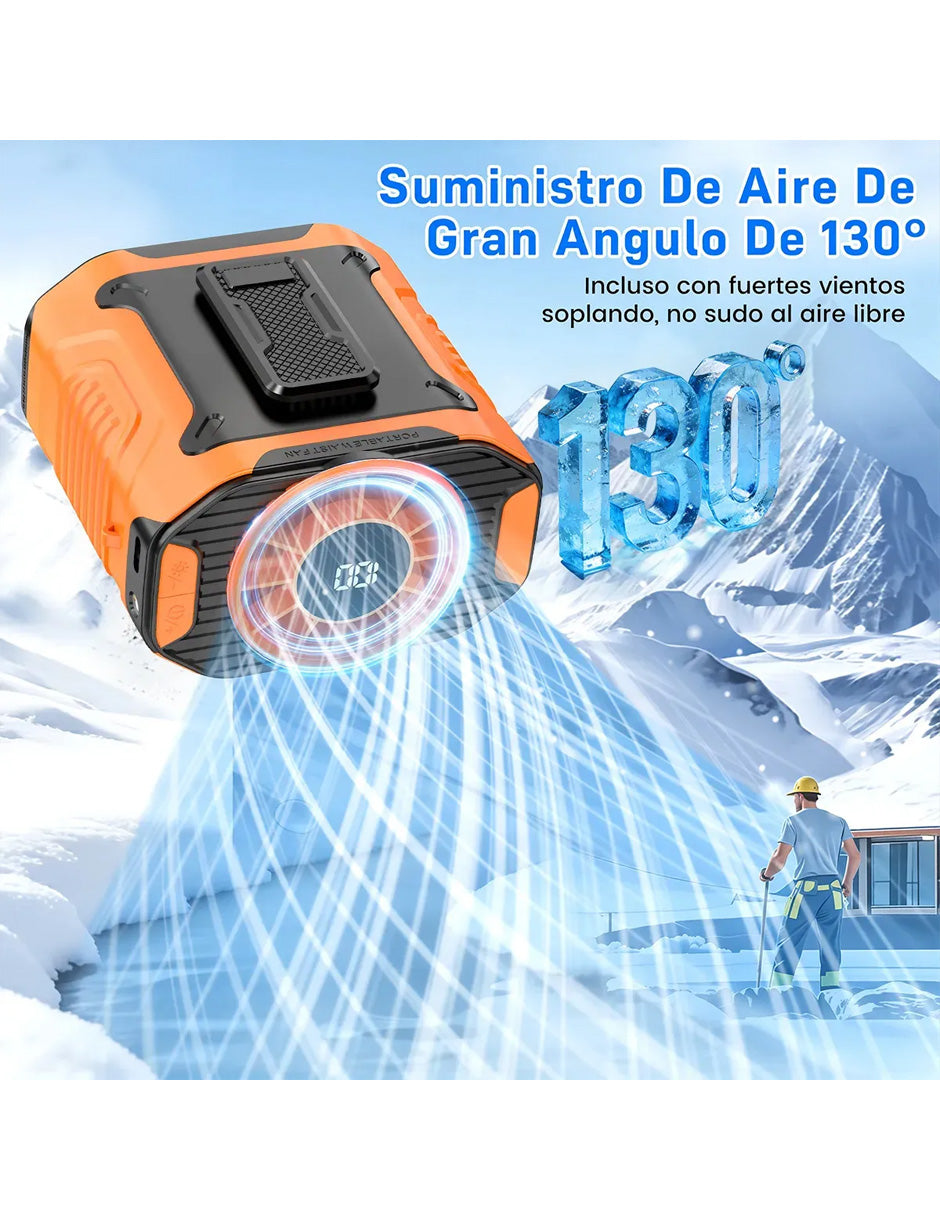 Ventilador Cintura Negro Petukita Box