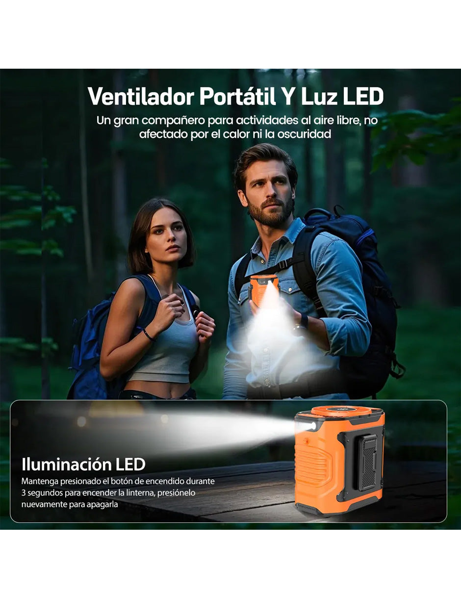 Ventilador Cintura Negro Petukita Box