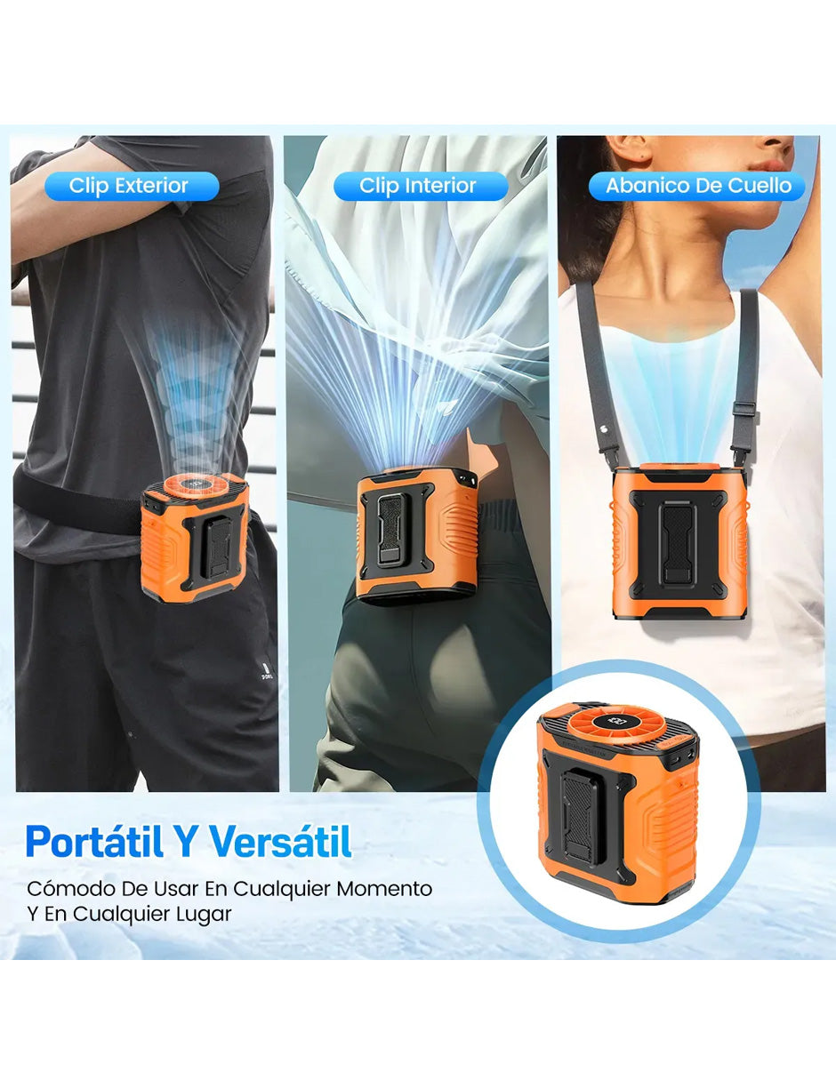 Ventilador Cintura Negro Petukita Box