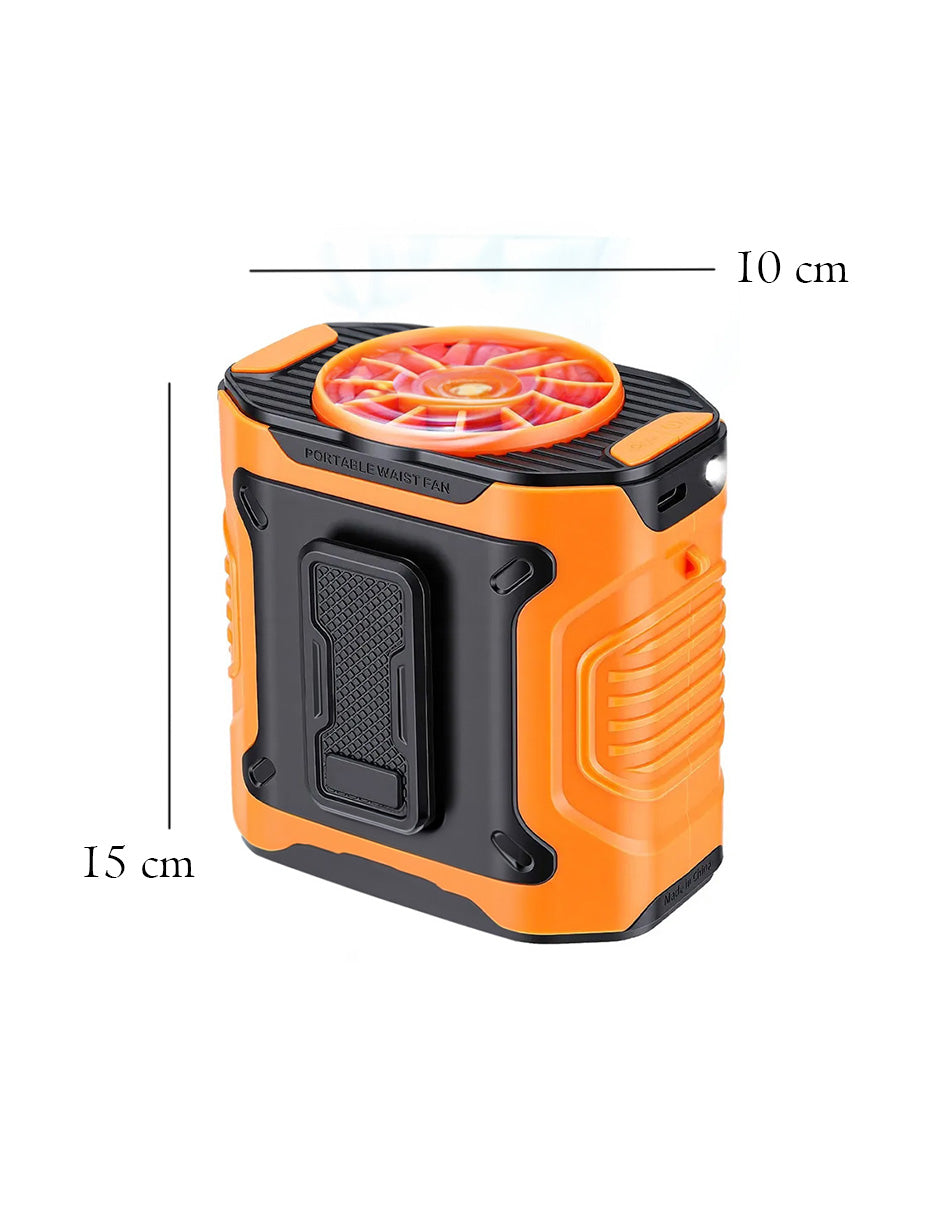 Ventilador Cintura Negro Petukita Box