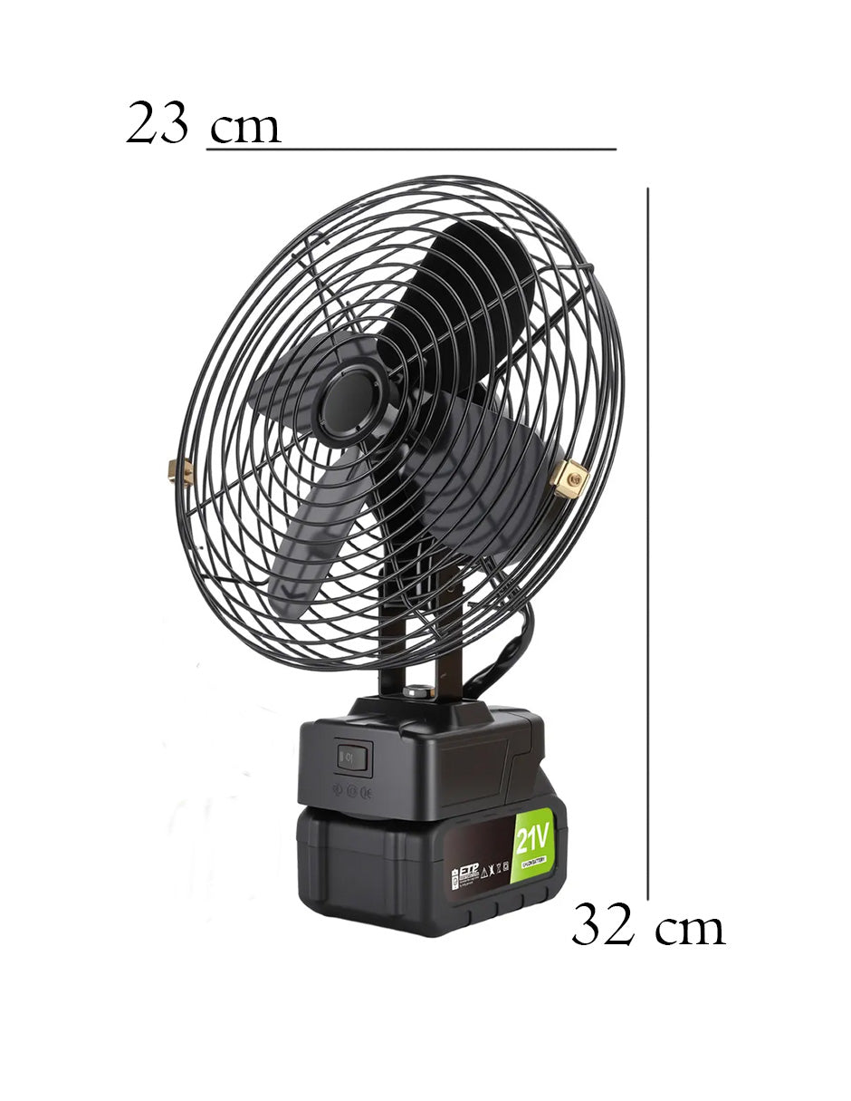 Ventilador Portátil FSD+ Petukita Box Recargable con Luz LED