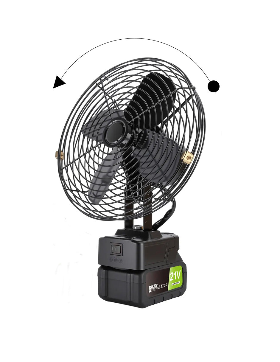 Ventilador Portátil FSD+ Petukita Box Recargable con Luz LED