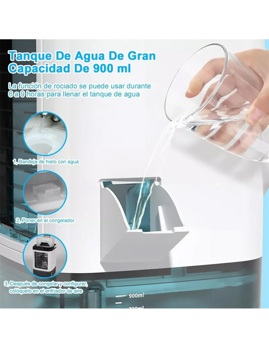 Mini Enfriador Humidificador AC Petukita Box 900ml | Climatizador USB