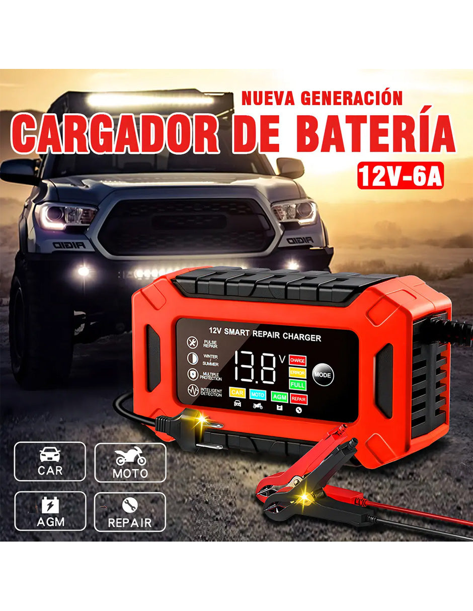 Cargador Inteligente 12V Petukita Box ML163 | Cargador de Batería Auto
