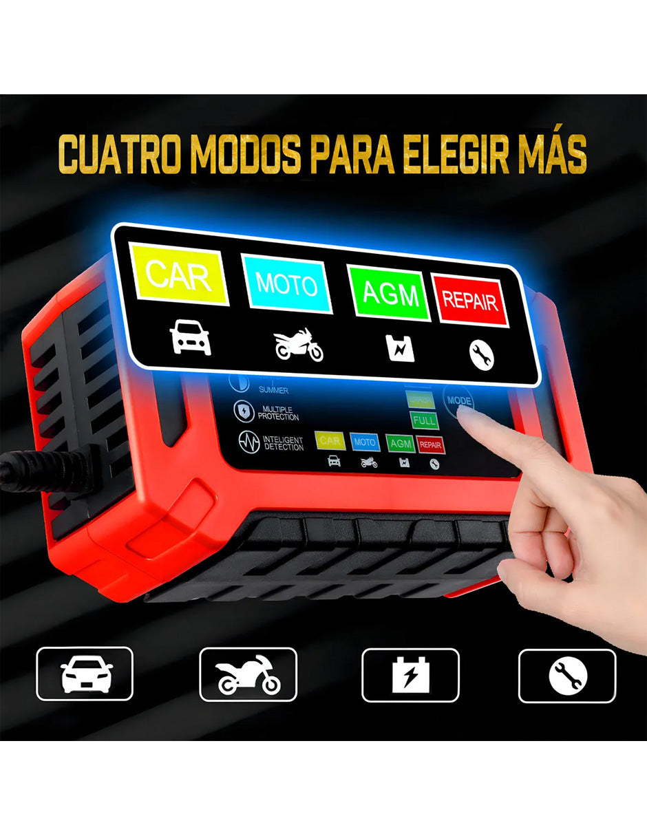 Cargador Inteligente 12V Petukita Box ML163 | Cargador de Batería Auto