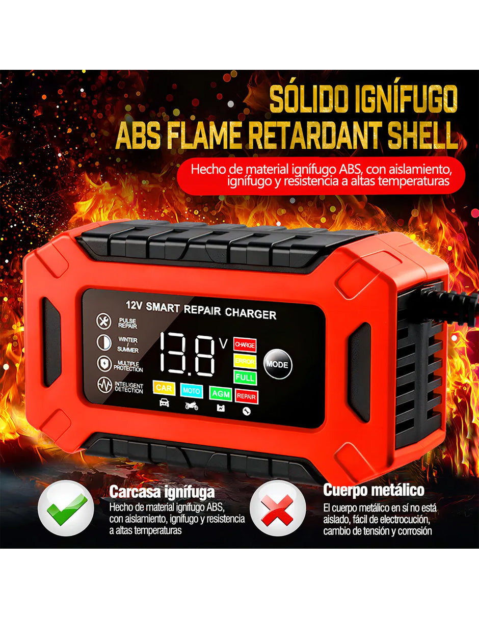 Cargador Inteligente 12V Petukita Box ML163 | Cargador de Batería Auto