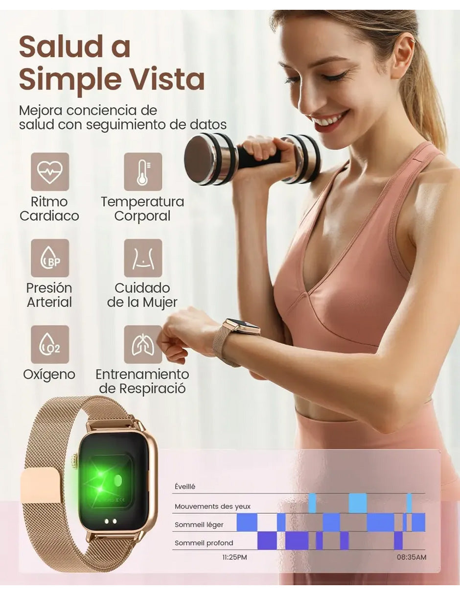 Smartwatch IW9 Petukita Box Negro | Llamadas Bluetooth y Extensible Intercambiable