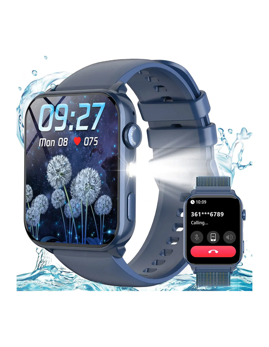 Smartwatch IOWOR30 Petukita Box Azul con Linterna
