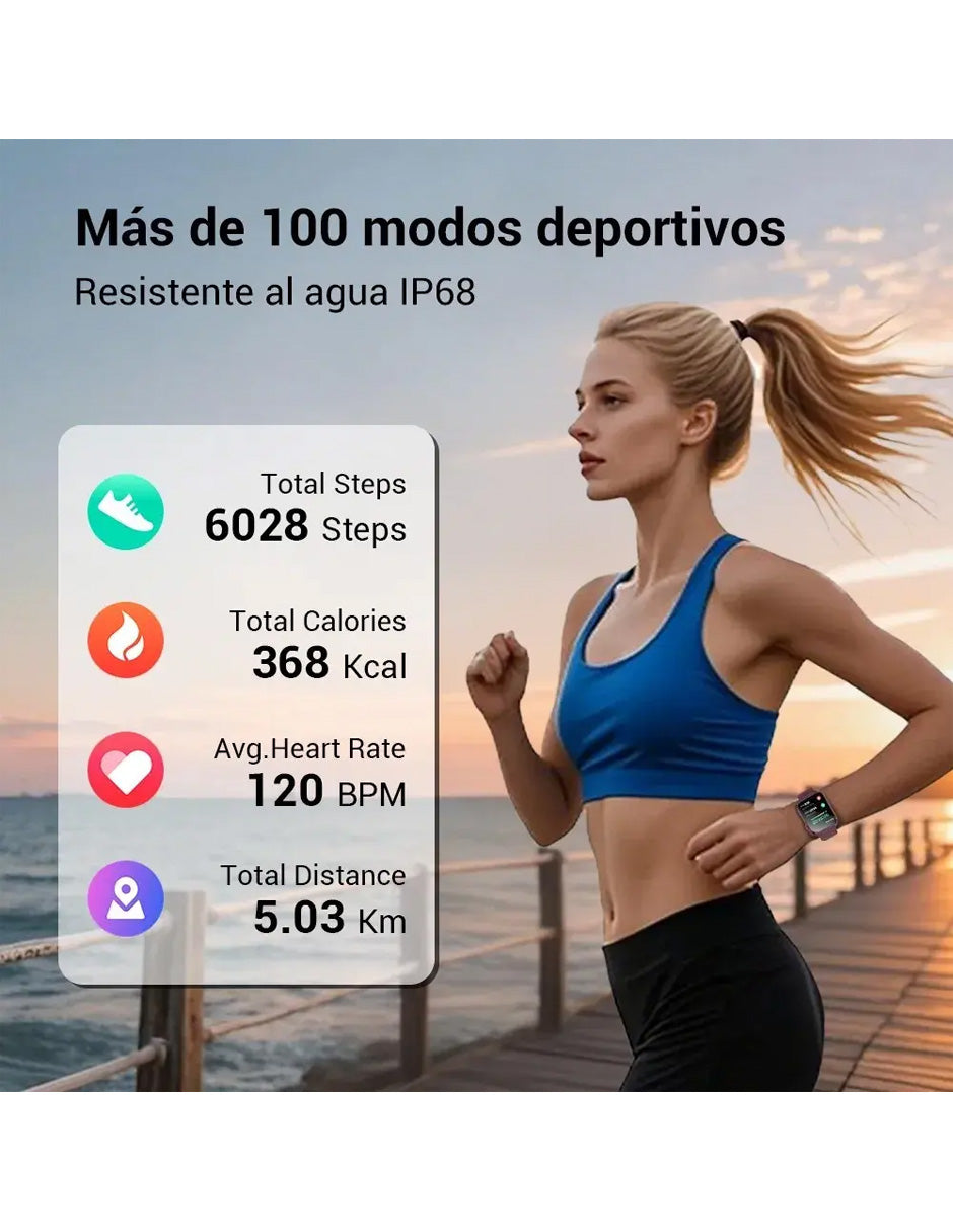 Smartwatch IOWOR30 Petukita Box Violeta con Linterna