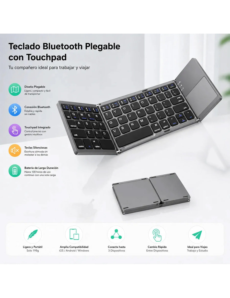 Teclado Inalámbrico Negro Petukita Box AFW