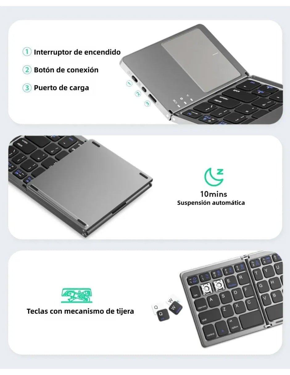Teclado Inalámbrico Negro Petukita Box AFW