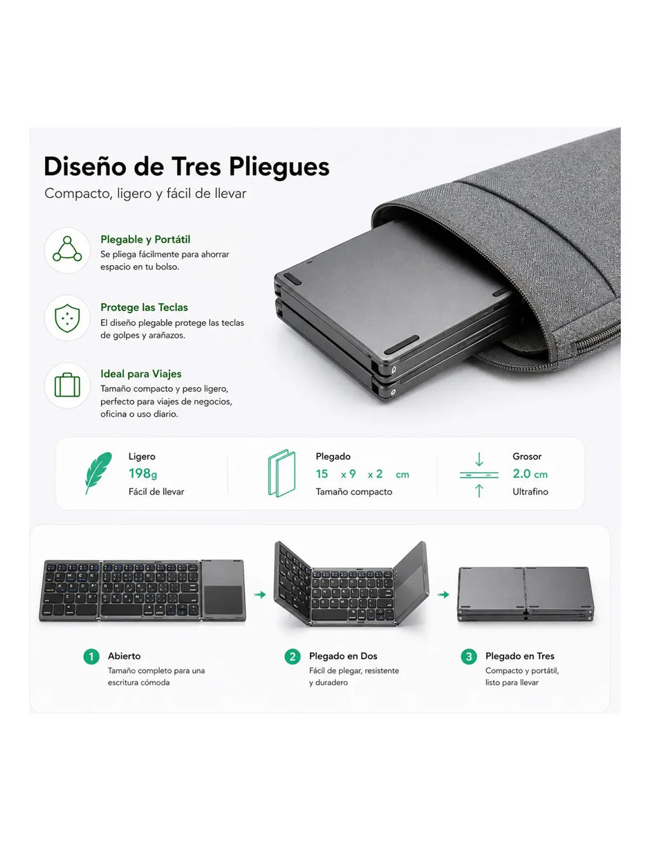 Teclado Inalámbrico Negro Petukita Box AFW