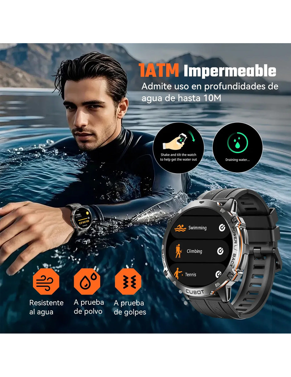 Smartwatch UBOT-3X Petukita Box Negro