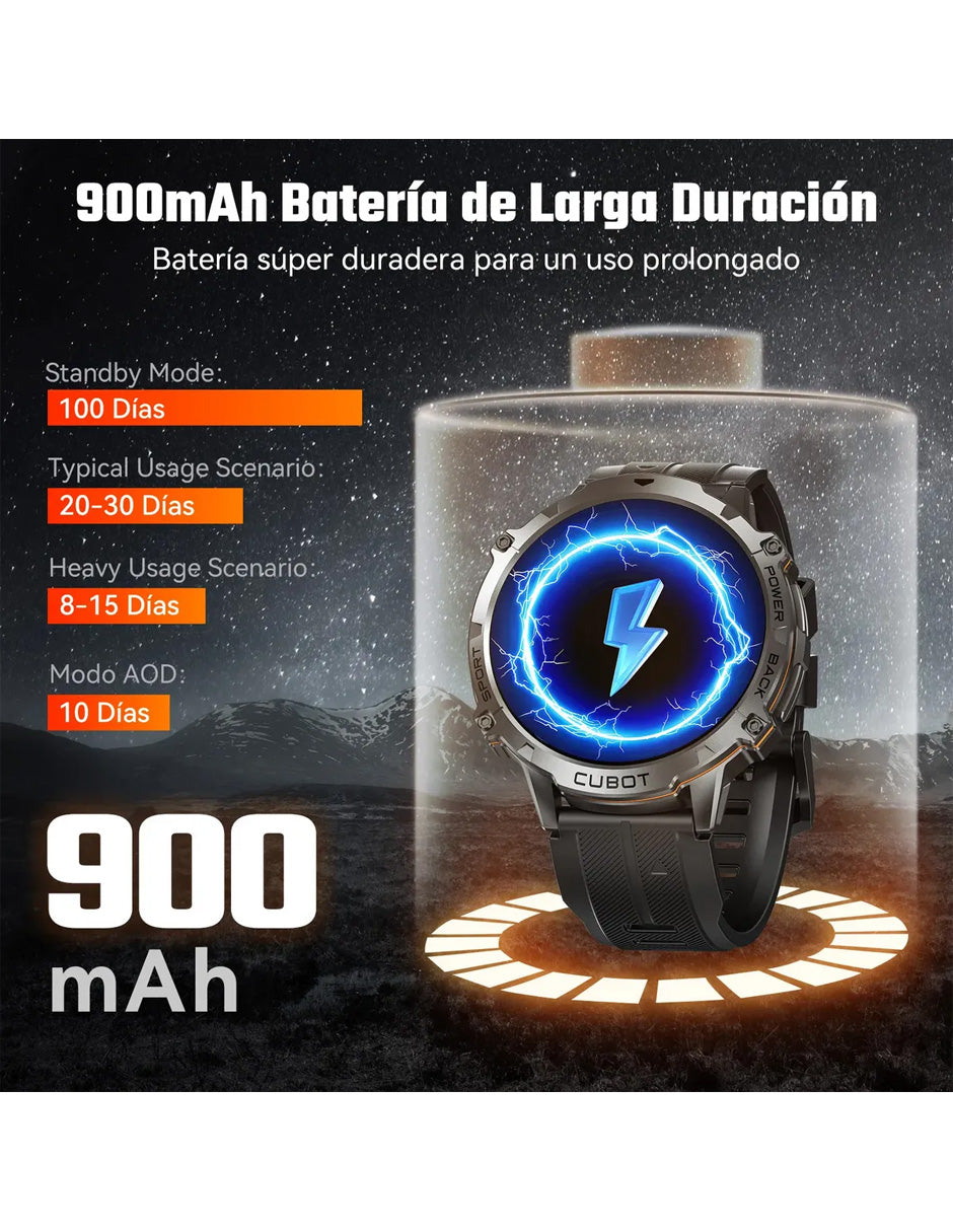 Smartwatch UBOT-3X Petukita Box Negro