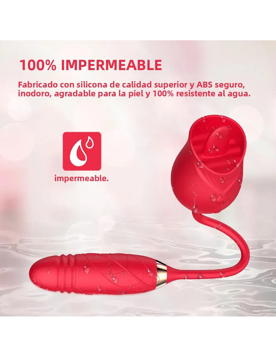 Consolador Vibrador YHDZSW de Silicona | 10 Modos de Vibración | Recargable | Resistente al Agua