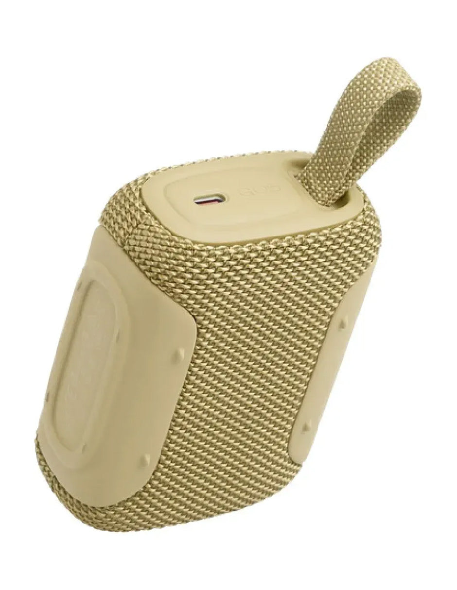 Bocina Bluetooth Portátil Petukita Box Go 5 IP68 10 Horas de Batería USB-C Amarillo