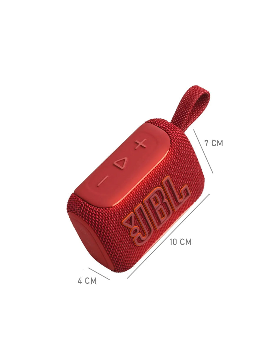 Petukita Box Go 5 Roja | Bocina Bluetooth Portátil IP67 con Sonido Potente