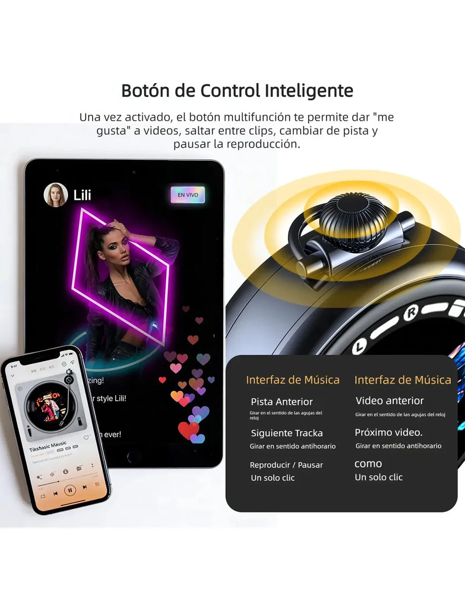 Audífonos Inalámbricos NE71 In-Ear con Bluetooth 6.0, Pantalla LED y Traductor IA