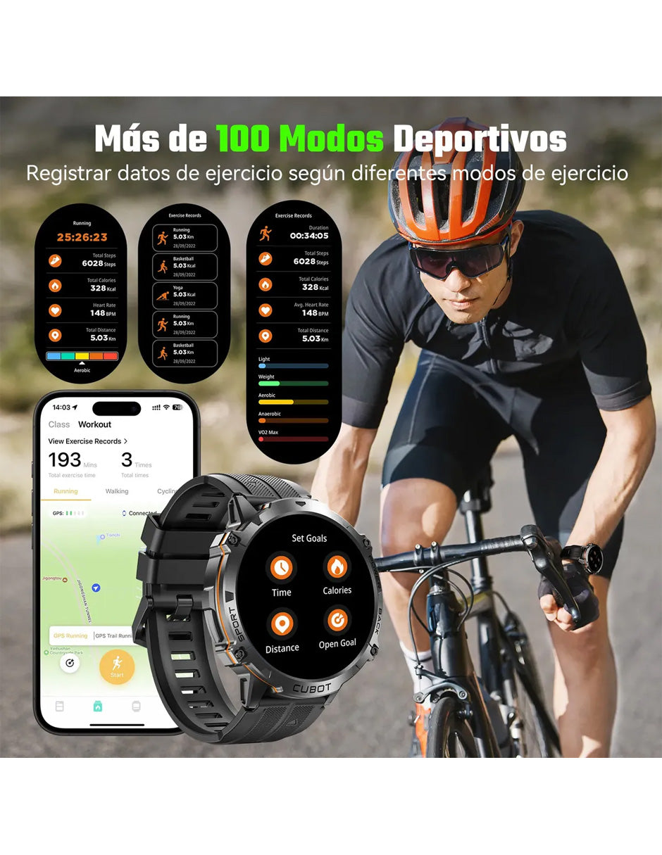 Combo Petukita Box Mochila Táctica + Bocina Portátil + Smartwatch Inteligente con Llamadas