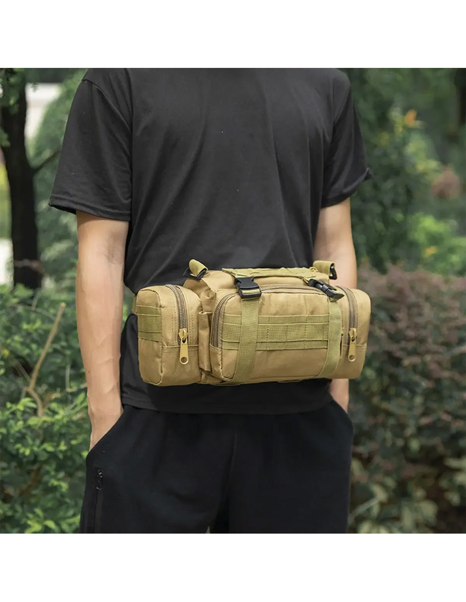 Combo Petukita Box: Bocina Portátil + Cangurera Táctica + Smartwatch