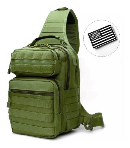 Mochila táctica pechera cruzada de 12 litros con Molle y agarradera (WZ921) - foto 6