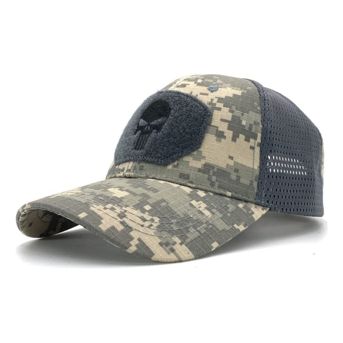 Gorra Punisher con malla y cierre de contactel, modelo GTM - foto 7