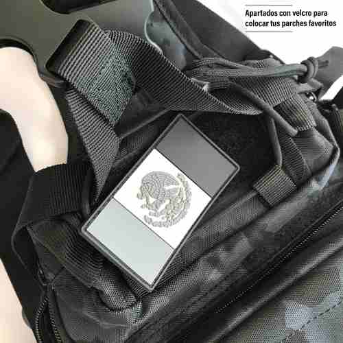 Mochila táctica pechera cruzada de 12 litros con Molle y agarradera (WZ921) - foto 7