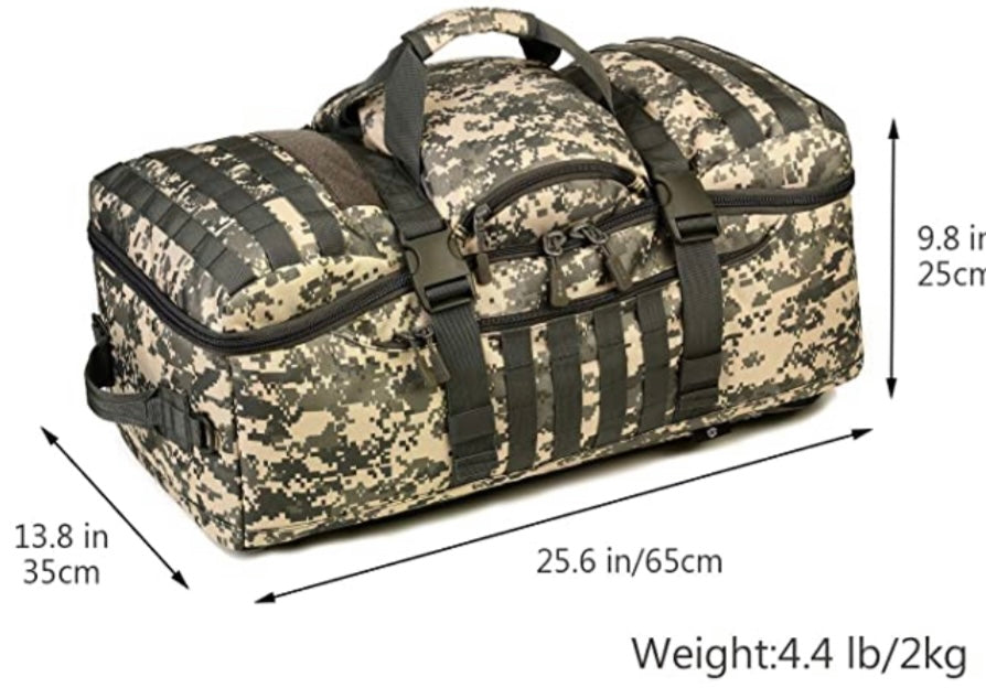 Maleta de viaje táctica 3 en 1, modelo GJ8812 - foto 3