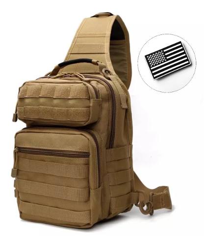 Mochila táctica pechera cruzada de 12 litros con Molle y agarradera (WZ921) - foto 8