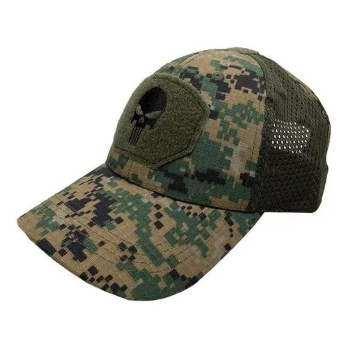 Gorra Punisher con malla y cierre de contactel, modelo GTM - foto 8
