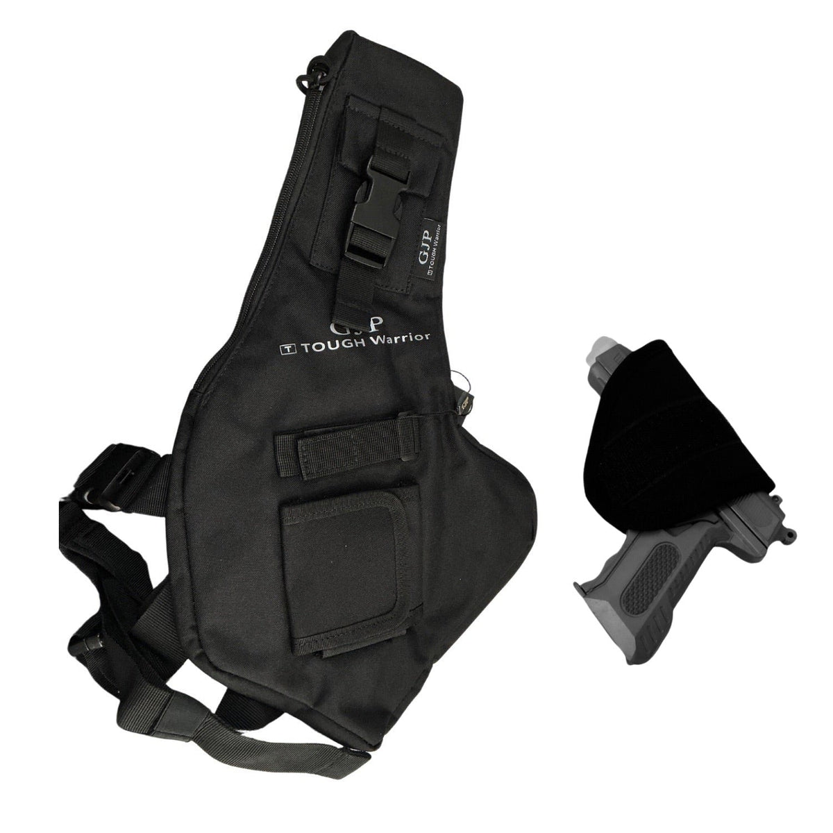 Sobaquera táctica de porte discreto con compartimentos GJ2641