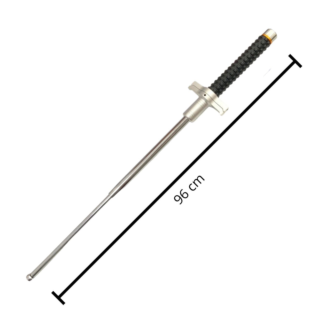 Bastón retráctil de 96 cm con mango tipo espada y rompevidrios, 9888-P - foto 2