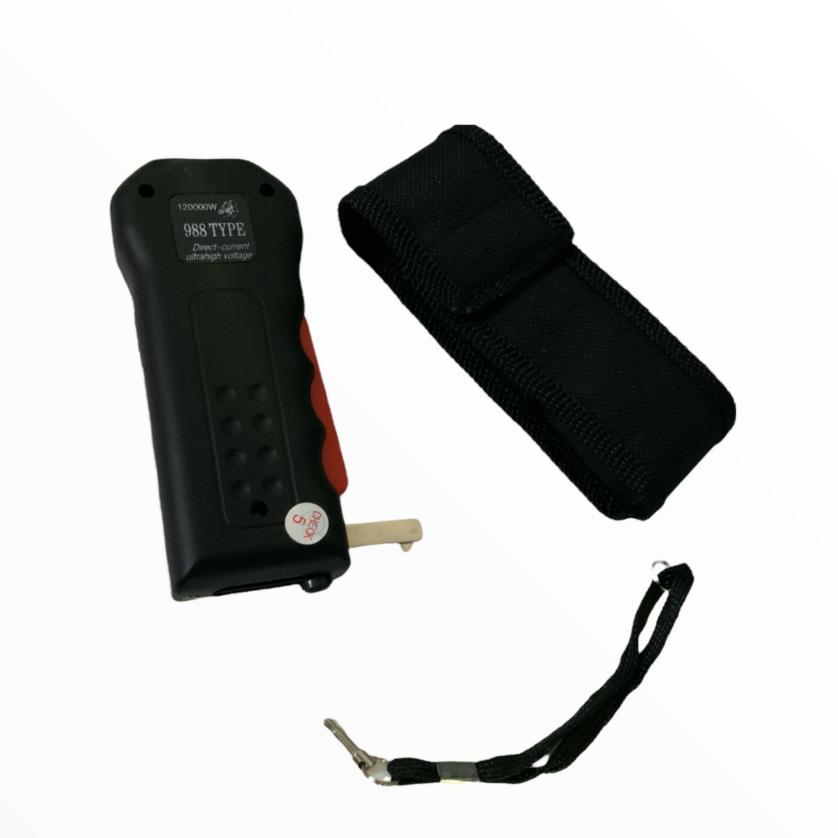 Paralizador eléctrico con llave de seguridad y lámpara, modelo 988